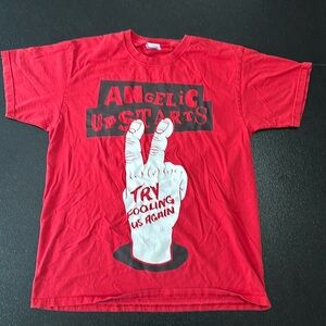 Punk Angelic Upstarts “Try Fooling Us Again” t-shirt from 2014